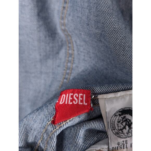 Diesel Italy Denim Jacket Swoopes Model Medium Women's Vintage 90s Y2K Mexico - Picture 5 of 8